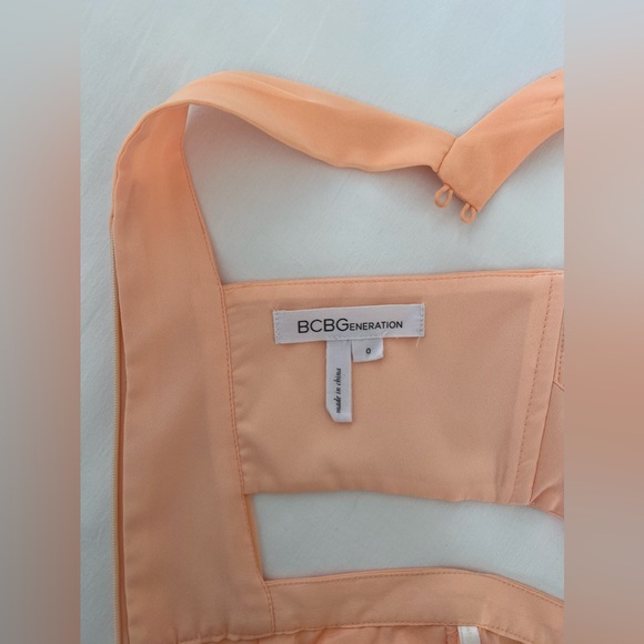 BCBGeneration Peach Cutout Dress - Picture 11 of 14